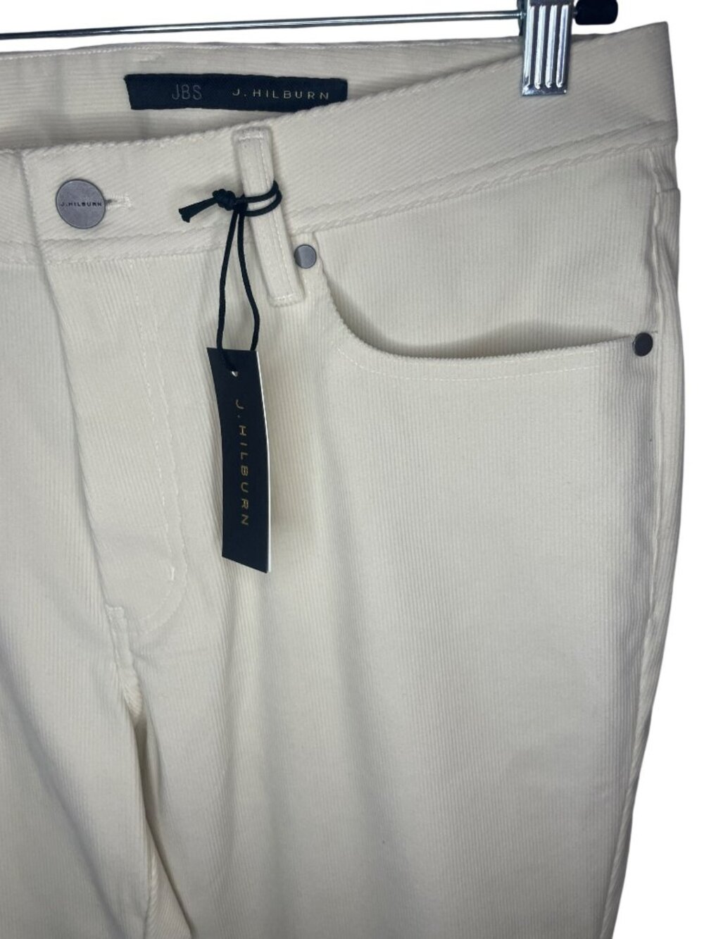 J. Hillburn Corduroy Beige Pants 5 Pockets Men's Size 35x31 NEW - Picture 2 of 9